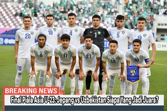 Piala Asia U-23: Jepang vs Uzbekistan Siapa  Juara Final?