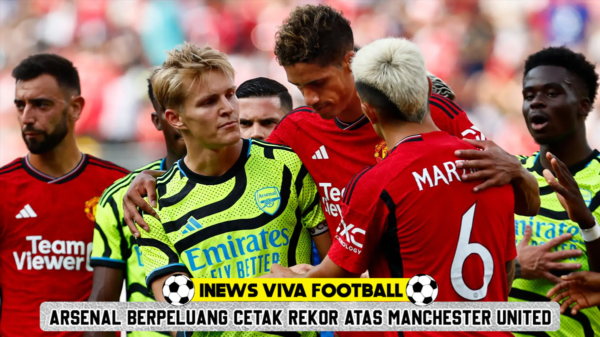 Arsenal Berpeluang Cetak Rekor Kemenangan Beruntun atas Manchester United