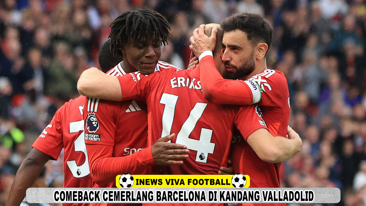 Manchester United Menang 2-0 atas Aston Villa, Eriksen Cetak Gol Perpisahan