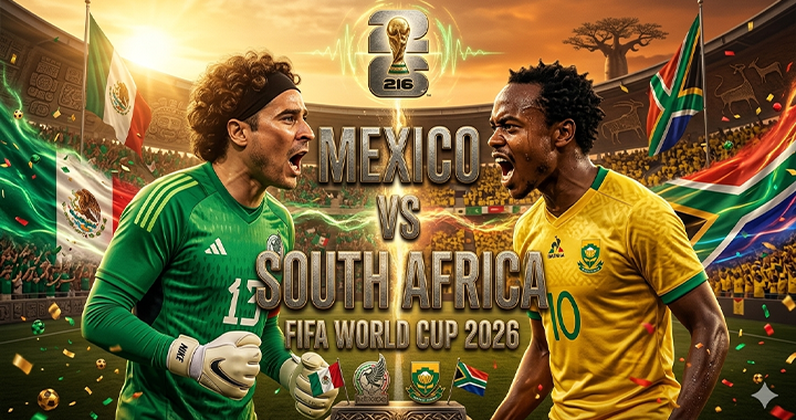 Susunan Pemain Meksiko Melawan Afrika Selatan di Piala Dunia 2026